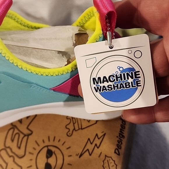 Kids sketchers slip in machine washable size 3.5 NWT - Picture 4 of 5